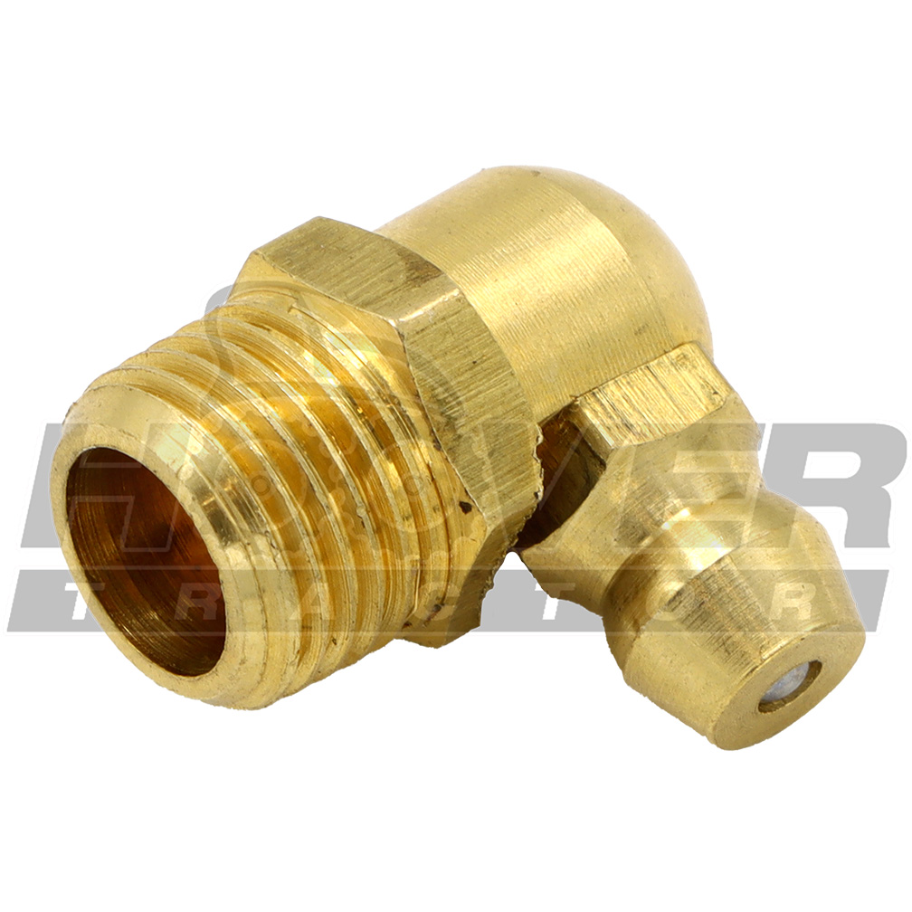 Nipple Grease Fitting, PT1/8  90°